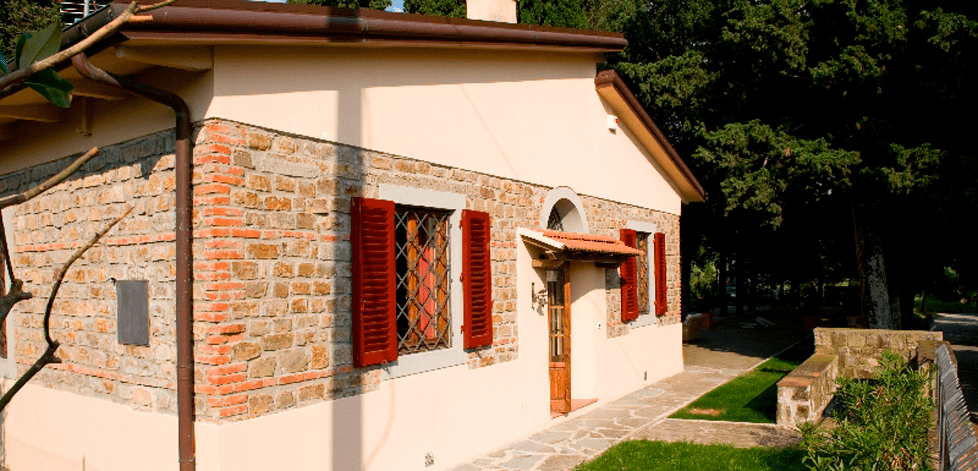 Villa på vingård ved Firenze