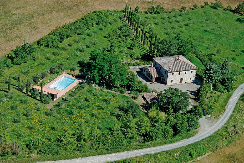 Villa ved Bolsenasjøen syd i Toscana